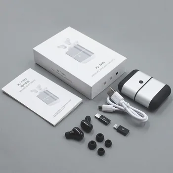 Kapcice X2-TWS dual ureche set cu cască Bluetooth wireless Mini dopul de circulație super mici, căști
