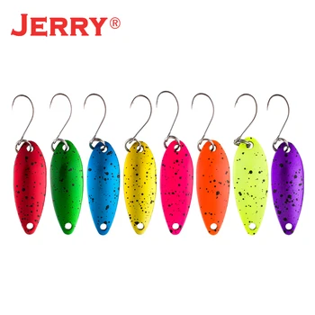 Jerry Scorpion 3g 4,5 g micro lingura de pescuit kit păstrăv, știucă UV culori spinner bait sclipici baubles de apă dulce