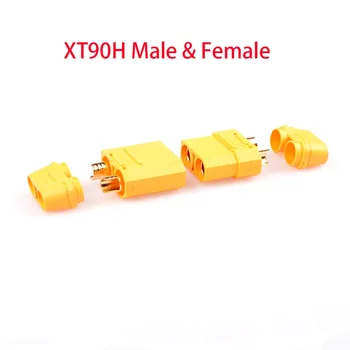 10 Perechi Adune XT90H Masculin Feminin Glonț Conectori Prize XT90 cu capac Pentru RC Acumulator Lipo