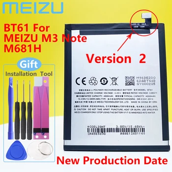 NOU Original MEIZU BT61 Baterie Pentru MEIZU M3 Nota/Note3/L681h/M681h Telefon Mobil + Cadou Instrumente