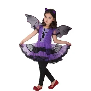 Halloween Fata de Copil Vrăjitoare, Vampir Costum Cosplay Copii Petrecere Printesa Cosplay Haine pentru Fetita Cadouri de Craciun