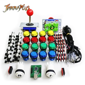 Jamma Mame Arcade cabinet DIY kit pentru 12V led buton ZIPPY Joystick 1 & 2 player butonul start USB pentru PC, PS3 Raspberry Pi