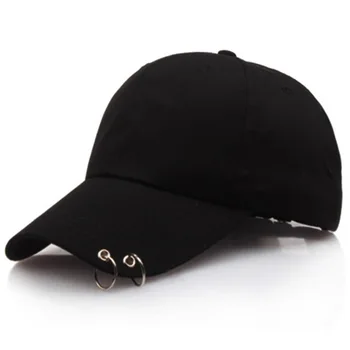 șapcă de baseball cu 2 inele realizate manual timp vizorul snapback hat reglabil bumbac fashion casual capace