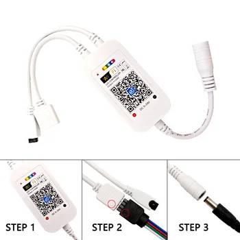 Magic Home RGB Wifi Controler cu Led-uri 12V RGB benzi cu LED-uri de Muzică Alexa controler de 5V Pentru 5050 2835 3528 5630 3014 led-benzi Dimmer 24V