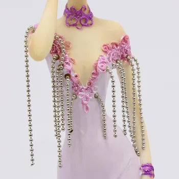 Violet Europene Doamnă Elegantă Figurine De Rasina Femeie Model Ornamente Acasă Decor De Birou Desktop Meserii De Nunta Cadouri De Craciun