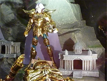 Parc de distracții Saint Seiya model scena de Aur Zodiac Palat cu Papa Athena Statuie set Complet F468