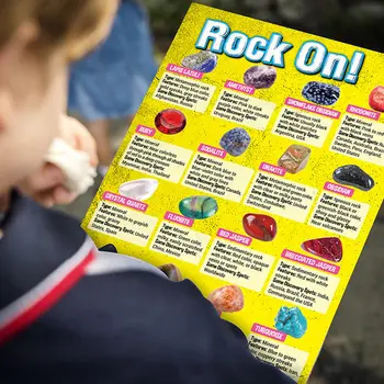 Rock Kit-ul de Colectare 48pcs Naturale, Bijuterii Piatră prețioasă Piatră Cristale de Arheologie Științe Exemplare Jucarii Educative pentru Baieti Fete