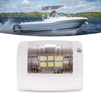 Barca Lumină de Navigație Marine Lumina Navigatie Partea Semnal LED-uri Bec de 12V Alb Pentru RV Yacht ATV-uri Remorcă, Camion, Quad Etc 2019