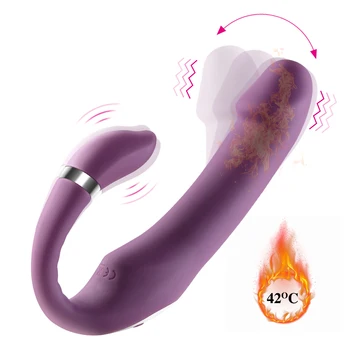 Încălzire Vibrator de Masaj din Silicon Moale Dildo Vibrator punctul G, Clitorisul Stimulator pentru Adulti Jucarii Sexuale pentru Femei de sex Feminin Masturbari