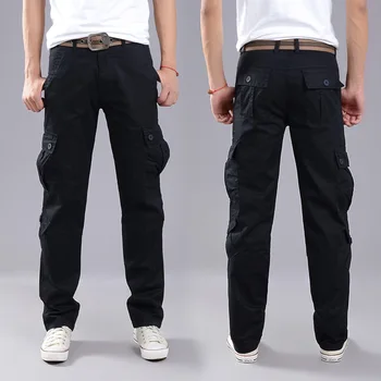 2020 Brand Mens Militar Cargo Pantaloni cu mai Multe buzunare Largi Bărbați Pantaloni Casual, Pantaloni, Salopete cu Pantaloni de Armată Pantaloni de Marfă de înaltă calitate