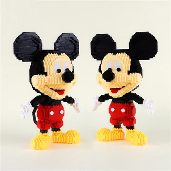Disney 1891pcs+ Mini Blocuri de Desene animate Mickey Mouse Cifrele de Acțiune Diamant Caramida Diy Jucării Educative Pentru Copii de Cadou