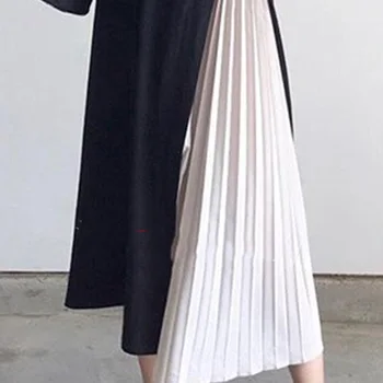 Coreeană Fără Mâneci Femei Rochie Lungă De Vară 2020 Cutat Mozaic Lady Rochii Maxi Halat Femme Vestiods Janpan Casual Data