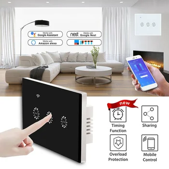 Smart Home WiFi Electrice atinge cortina Jaluzele întrerupător Ewelink APLICAȚIA Control Vocal prin Alexa Echo Mecanice Limita de Jaluzele cu Motor