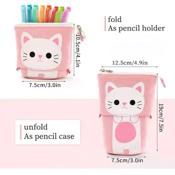 Angoo [fun] pix creion sac cazul, de desene pisica drăguț oi panza ori în picioare titularul de papetărie organizator copii cadou a6445 cumpara online ~ Magazin \ Otopark.ro
