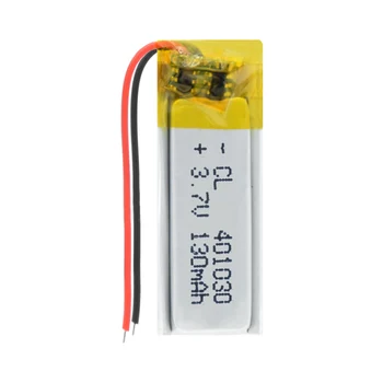 Li-Polimer Baterie 2 buc 401030 Nou Model de Baterie cu Litiu 3.7 V 130MAH Reîncărcabilă de Celule de Înlocuire pentru Lampa Solara GPS PDA MID