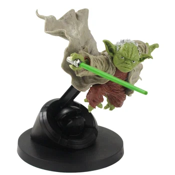 15cm Maestrul Yoda cu Sabia Jedi Knight Versiune de Luptă de Acțiune Figura PVC Model Jucarii Cadou pentru Copii