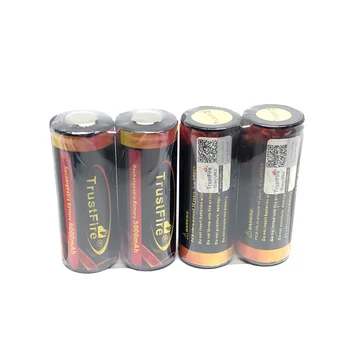 Acumulator TrustFire 3.7 V Li-ion Acumulator 26650 5000mah baterie Litiu Baterii Cu PCB Protejate de Bord pentru Lanterna LED-uri