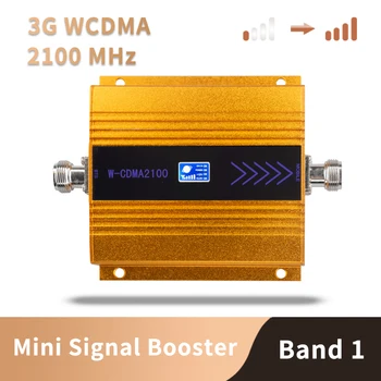 3G WCDMA 2100MHz Telefon Mobil Telefon Mobil Amplificator de Semnal Repetor Câștiga Numai 65 Dbi Display LCD , Antena Nu sunt Incluse
