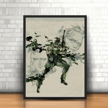 Metal Gear Solid 3 Snake Eva Seful De Perete De Arta Canvas Postere, Printuri Pictura Pe Perete Imagini Pentru Birou, Living Decor Acasă Giclee