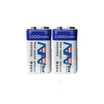 SHSEJA 1000mAh SUPER MARE 9V baterie li-ion de litiu, Baterii de 9 Volti Hersteller garantie+1BUC 2-slot smart 9V AA AAA baterie 18650 incarcator