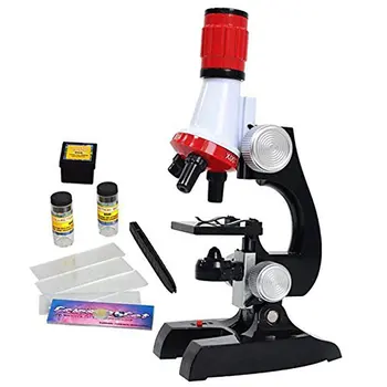 Durabil Kit Microscop de Laborator CONDUS de 100X-1200X Școală Acasă Jucărie de Învățământ Cadou Microscop Biologic Pentru Copii Copil