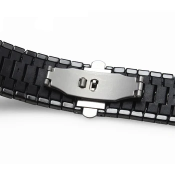 PENTRU RADO Black Diamond Ceramic Lanț Integral Ceramice Serie Watchband pentru Bărbați Ceasuri Impermeabil 19MM 24MM 27MM