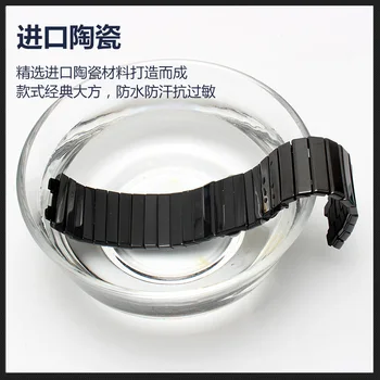 PENTRU RADO Black Diamond Ceramic Lanț Integral Ceramice Serie Watchband pentru Bărbați Ceasuri Impermeabil 19MM 24MM 27MM