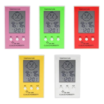 Higrometru Digital Termometru LCD Electronice Piscină Interioară Temperatura Camerei Copil Zâmbet Fata Plangand