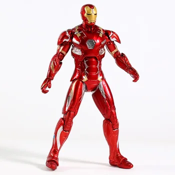 Căpitanul America: Război Civil Iron Man MK46 PVC figurina de Colectie Model de Jucărie