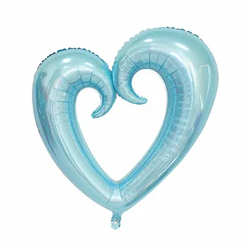 10buc 36 inch pe Cârlig în Formă de Inimă Folie, Baloane cu Heliu Nunta, Ziua Îndrăgostiților Decor Te Iubesc Gonflabile Aer Globos Consumabile