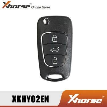 Xhorse XKHY02EN Sârmă Cheie de la Distanță Pentru Hyundai Flip 3 Butoane engleză