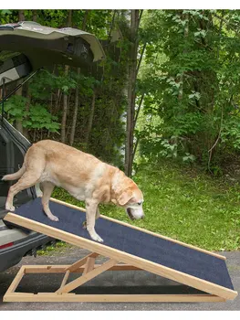 Câine din lemn Rampa Pliabil Usor de Companie Rampa Nealunecoase Plastic Câine Scări Pașii Pentru Paturi Mari Autoturisme Și SUV #W0