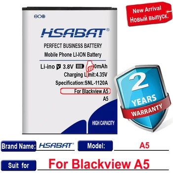 HSABAT Noua Baterie 3100mAh pentru Blackview A5 Bateria Baterii Batterij AKKU Acumulator PIL
