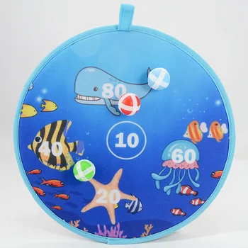 Jucărie pentru copii darts set de agrement obiecte educaționale darts minge de cârpă țintă 34,5 cm
