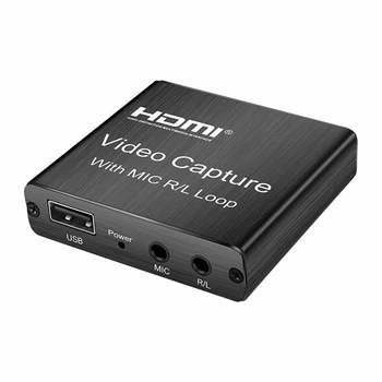 Portabil 4K, 1080P Înregistrare Joc Cu Microfon Pentru Live Streaming Audio HD USB2.0 Home Office Plug And Play Placa Video