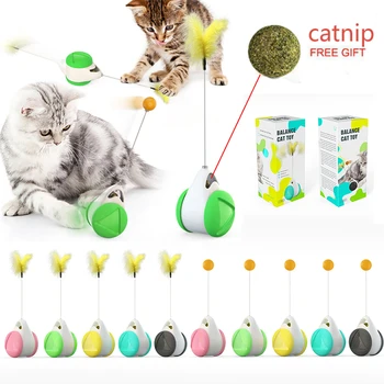 Inteligente Roți Automată Jucărie Pisica Nu este Nevoie de a Percepe Interior Interactive Rotativ de Mod Amuzant Pisica Consumabile Pisica Balon de Jucărie