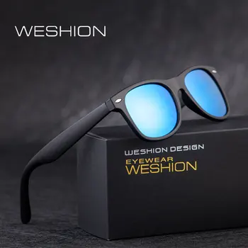 WESHION ochelari de Soare Femei Barbati Polarizati Retro Mici Vintage Clasic Roz Brand de Ochelari de Soare 2018 Nuante UV400 Oculos Gafas De Sol