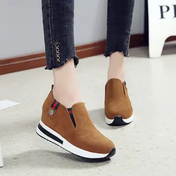 2020 primavara toamna noua moda cozonac pană călcâi îngroșat 6cm femei singure pantofi confortabil haimana cu toc mediu D1570