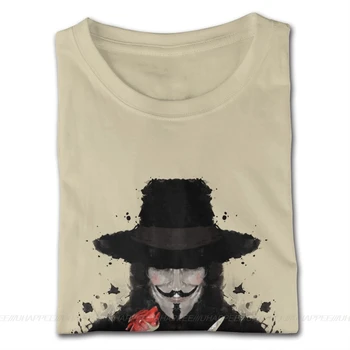 Cerneală De la Vendetta-V De la Vendetta Film Teeshirts Echipa ANILOR ' 90 Tricou Barbati Mâneci Scurte Discount de Brand Unic de Îmbrăcăminte