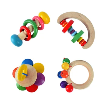 Zornăie din lemn Jucarii pentru Copii Înțelegere a Juca Jocul Dentiție Copil Jucărie Muzicală Timpurie Jucărie de Învățământ Copilul Sunătoare Mărfuri pentru Copii, Jucării
