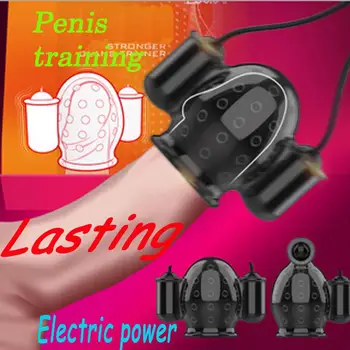 Mastubators bărbați vibrații masturbari penis antrenor mare durată pentru a stimula o erectie vibrator realist stimulator clitoris