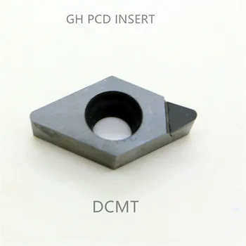 DCMT070204 DCMT 070202 DCGT070204 diamant vârf de carbură de a introduce CBN strung cutter pentru aluminiu, alama metal de instrumente de cotitură