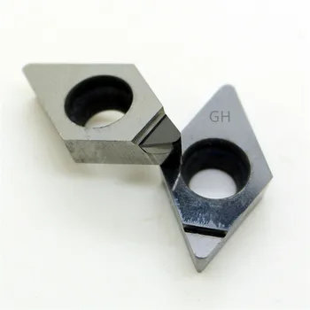 DCMT070204 DCMT 070202 DCGT070204 diamant vârf de carbură de a introduce CBN strung cutter pentru aluminiu, alama metal de instrumente de cotitură