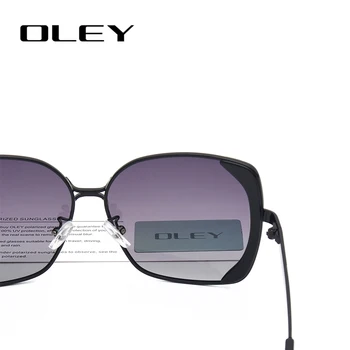 OLEY Clasic de Brand de Moda Cadru Mare pentru Femei ochelari de Soare Polarizat Fluture Retro Protectie UV Ochelari Y5190