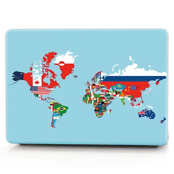 Laptop Caz pentru Huawei Matebook D 14 D14 2020 Mat Harta Lumii Steag Mney Acoperire pentru Matebook D 15 D15 13 inch 2020 Magicbook 14 15