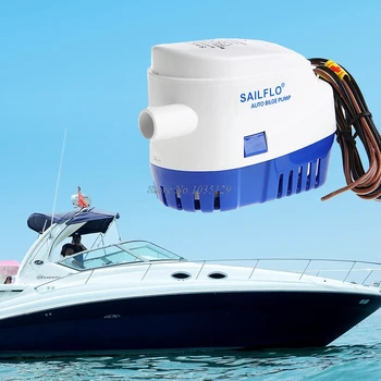 1100GPH 12V Barca Marine Automate Submersibile de Santină Auto Pompa de Apa plutitor cu contacte electrice Pompe Whosale&DropShip