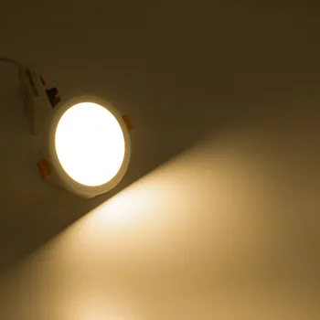Ultra-subțire corp de Iluminat lampa de 6W 8W 15W 20W led tavan încastrat grila corp de iluminat slim rotund/Pătrat de panou luminos Cu Deschidere Liberă gaura