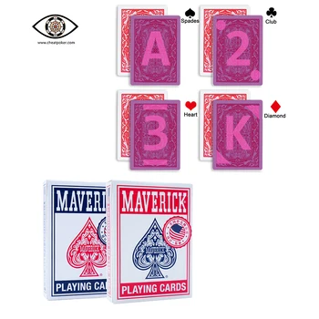 Maverick Cerneală Invizibilă Anti Cheat Poker pentru Lentile de Contact Hârtie Magic Punte pentru Petrecerea Tabla de Joc Carti de Joc Marcate cu Infraroșu