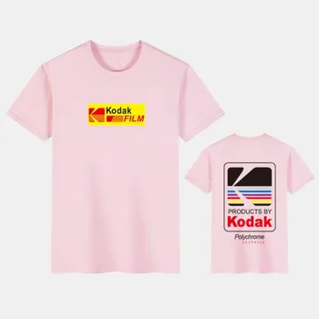 De Vară 2020 Bărbați Femei Tee INS Coreea Retro Liber Sălbatice Kodak Scrisoare cu mânecă Scurtă KODAK din Bumbac tricou Hip Hop Barbati Topuri