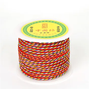 25-140Yards 0.4-4mm Multicolor Linie Colorată Chineză Nod Firul de Cordon Brățară Colier DIY Accesorii Bijuterii Constatările Procesului